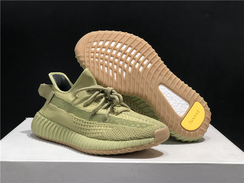 Women's Running Weapon Yeezy Boost 350 V2 “Sulfur” Shoes 015